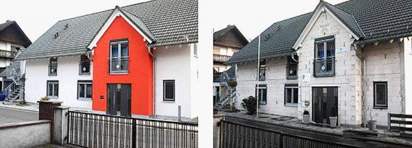 Neubau-Verputzen-vorher-nachher